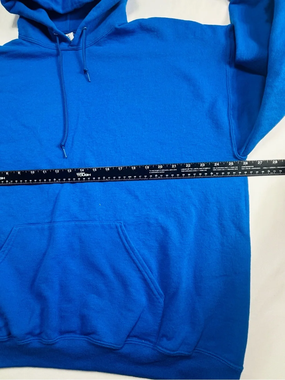 Men's Blue Pullover Hoodie Sweatshirt M549